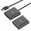 UNITEK Y-2516 interface hub USB 2.0 480 Mbit/s Black