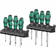 WERA screwdriver set 14pcs. + 2 hangers