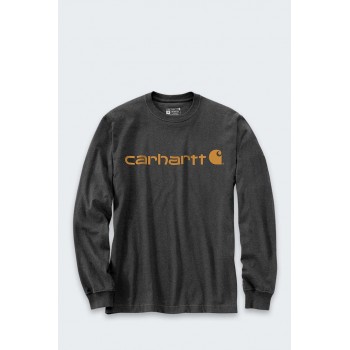 Koszulka Carhartt Dearborn Relaxed LS Logo CARBON