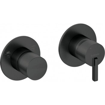 Shower mixer with shower switch - horizontal