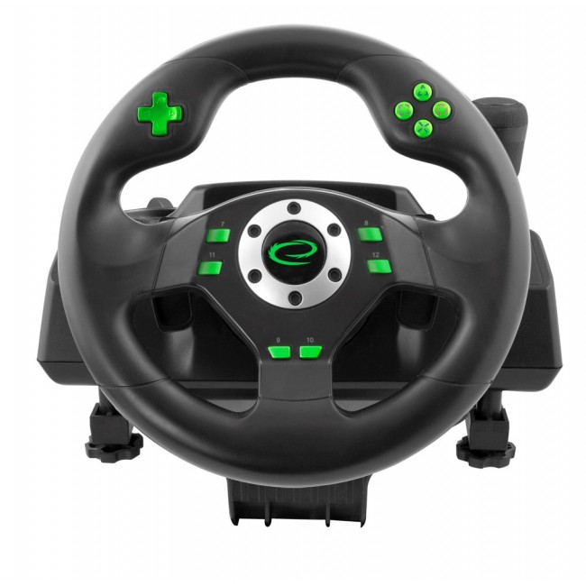 Esperanza EGW101 Gaming Controller Steering wheel Playstation,Playstation 3 Digital USB Black,Green Esperanza EGW101 Gaming Controller Steering wheel Playstation,Playstation 3 Digital USB Black,Green