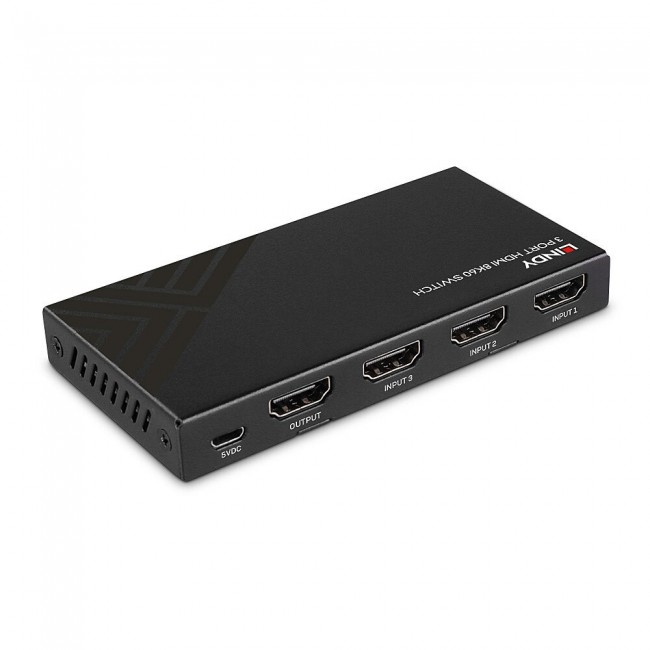 Lindy 3 Port HDMI 8K60 Switch Lindy 3 Port HDMI 8K60 Switch