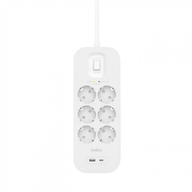 Belkin Connect White 6 AC outlet(s) 2 m