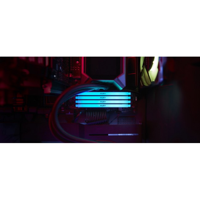 Kingston Technology FURY Beast 32GB 3200MT/s DDR4 CL16 DIMM (Kit of 2) 1Gx8 RGB