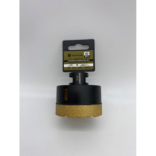 KORONA DIAMENTOWA M14 68mm WIERCENIE NA SUCHO /INDIAN PROFESSIONAL