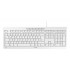 CHERRY STREAM keyboard Office USB QWERTZ German White