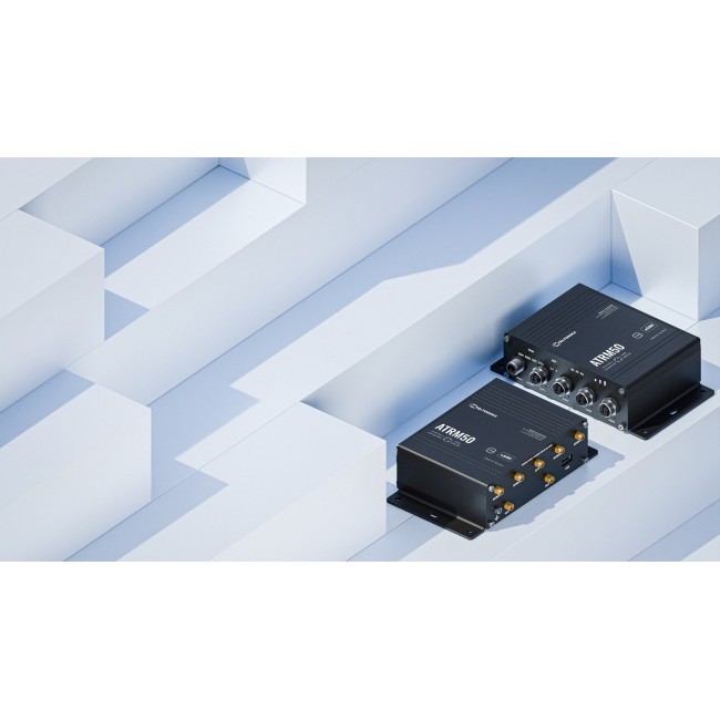 Teltonika ATRM50 5G Router for Transportation, Ultra-High Cellular Speeds, M12 CONNECTORS, DUAL SIM & eSIM, EN 45545-2 and EN 50155, PSU not included wireless router Gigabit Ethernet Dual-band (2.4 GHz / 5 GHz) Black Teltonika ATRM50 5G Router for Transportation, Ultra-High Cellular Speeds, M12 CONNECTORS, DUAL SIM & eSIM, EN 45545-2 and EN 50155, PSU not included wireless router Gigabit Ethernet Dual-band (2.4 GHz / 5 GHz) Black