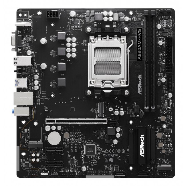 Asrock A620AM-HVS AMD A620A Socket AM5 micro ATX