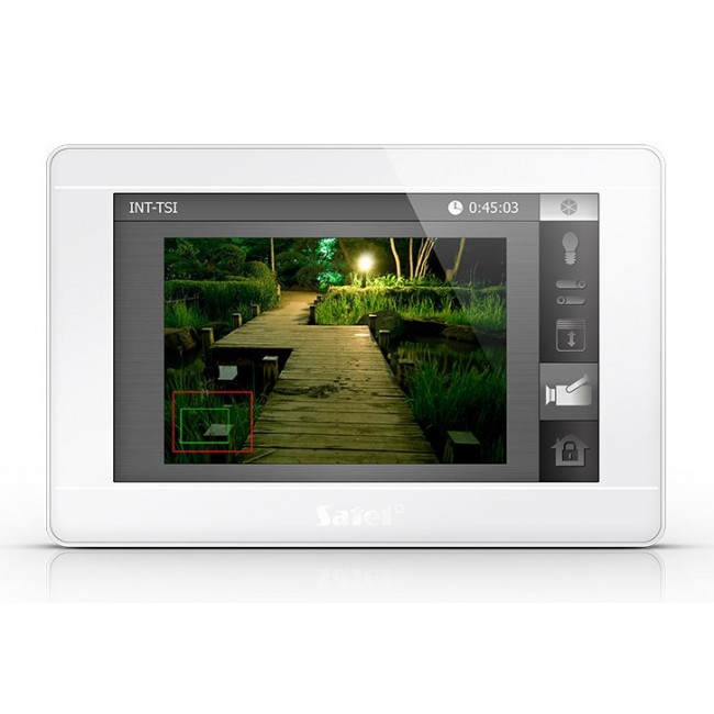 SATEL KEYPAD INT-TSI-W GRAPHIC 7 INCHES (WHITE)