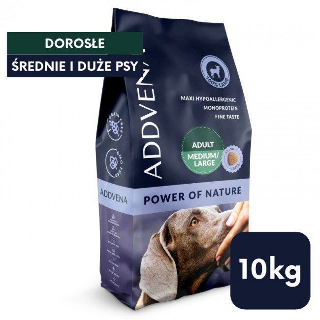 ADDVENA Power of Nature Adult Medium/Large Lamb - dry dog food - 10kg ADDVENA Power of Nature Adult Medium/Large Lamb - dry dog food - 10kg