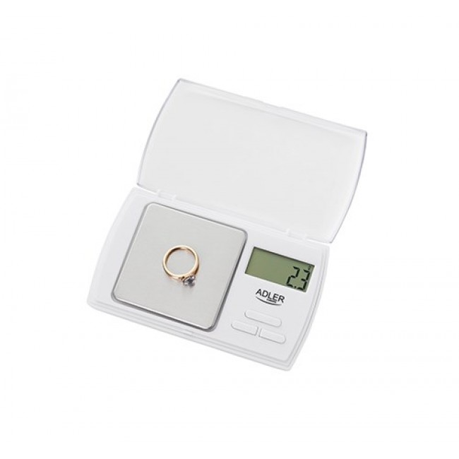 Adler AD 3161 kitchen scale White Rectangle Electronic personal scale Adler AD 3161 kitchen scale White Rectangle Electronic personal scale