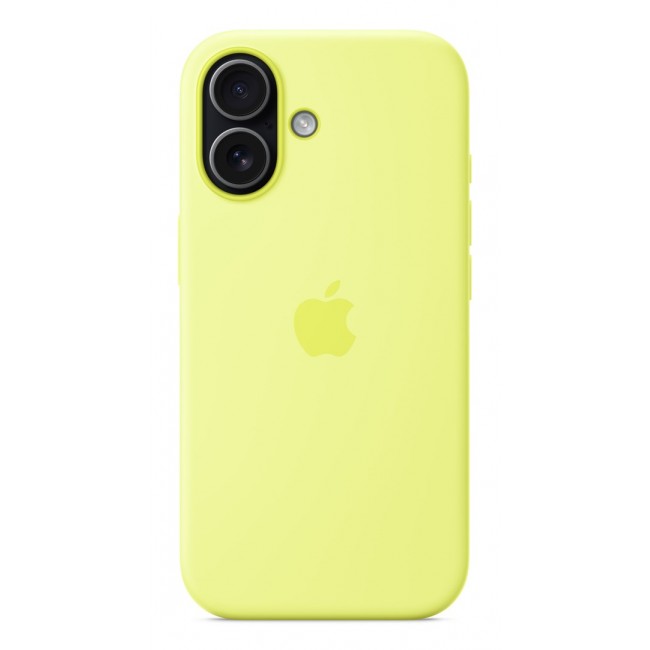 Apple iPhone 17 Silicone Case with MagSafe Neon Yellow