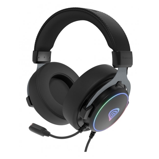 GENESIS NSG-2169 headphones/headset Wired Head-band Gaming USB Type-A Black