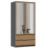 Topeshop SZAFA MALWA AN/AR L bedroom wardrobe/closet 5 shelves 2 door(s)