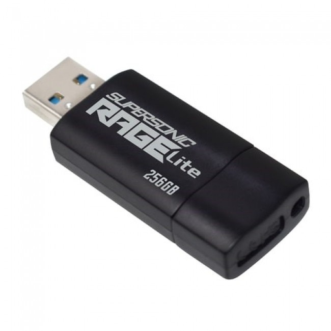 Flashdrive PATRIOT Rage Lite 512GB 120 MB/S USB 3.2 retractable Black (PEF512GRLB32U)