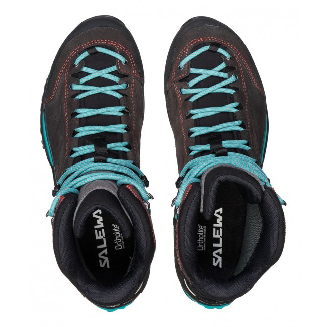 Salewa MTN Trainer Mid GTX Female Adult Black, Blue Salewa MTN Trainer Mid GTX Female Adult Black, Blue