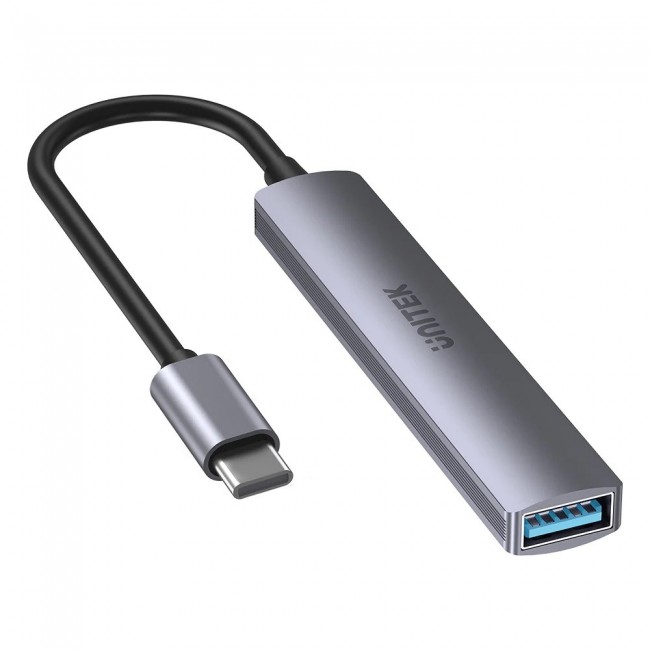 HUB Unitek H1208B USB-C / 3x USB-A 2.0, USB-A 3.0 HUB Unitek H1208B USB-C / 3x USB-A 2.0, USB-A 3.0