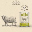 OLLO Pure Beef and Green tripe - wet dog food - 850g