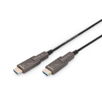 Digitus 4K - HDMI AOC Hybrid Fiber Optic Cable with 10m removable plug