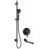Concealed shower set with bath spout