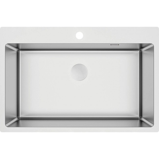 Steel sink single-bowl