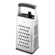 GEFU 10761 manual grater/spiralizer Box grater Black, Silver