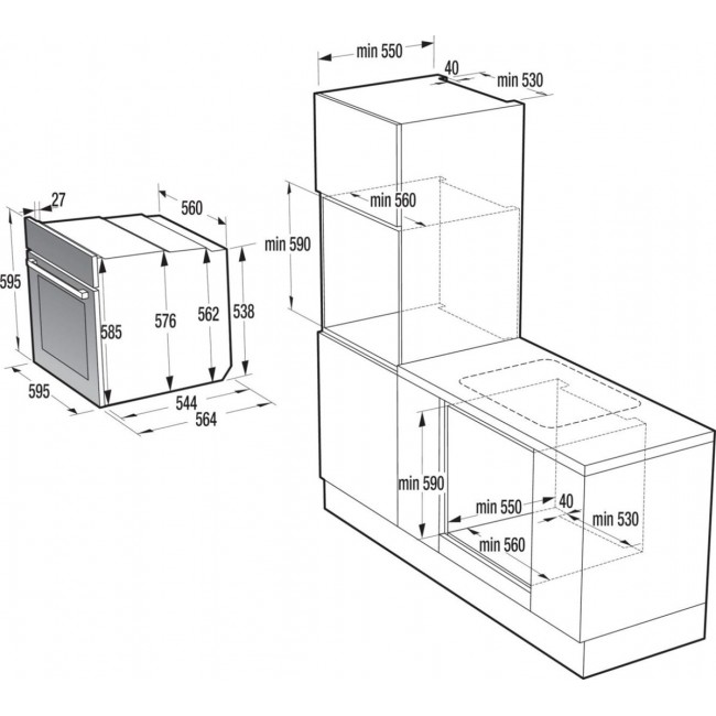 Built-in oven GORENJE BO6735E02BK
