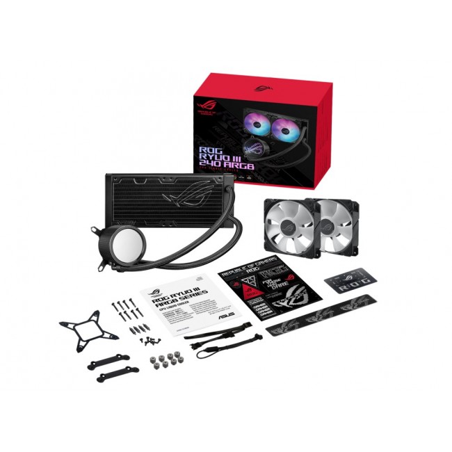ASUS ROG Ryuo III 240 ARGB Processor All-in-one liquid cooler 12 cm Black