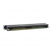 Equip 16-Port Cat.6 Shielded Patch Panel, Black Equip 16-Port Cat.6 Shielded Patch Panel, Black