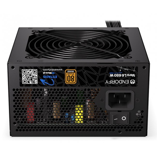 ENDORFY Vero L6 power supply unit 650 W 24-pin ATX ATX Black ENDORFY Vero L6 power supply unit 650 W 24-pin ATX ATX Black
