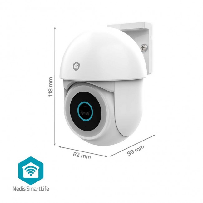 Nedis WIFICO22CWT security camera Dome IP security camera Outdoor 1920 x 1080 pixels Ceiling/wall Nedis WIFICO22CWT security camera Dome IP security camera Outdoor 1920 x 1080 pixels Ceiling/wall