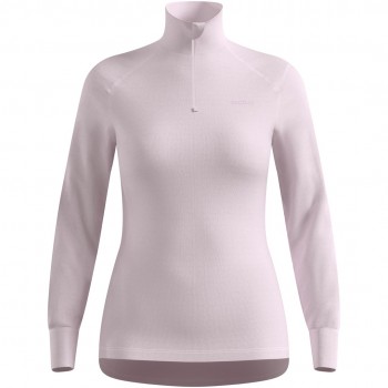 Koszulka termoaktywna z d ugim rękawem damska Odlo ACTIVE WARM BL TOP turtle neck l/s half zip r owa M
