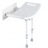 Folding shower bench Sophia 854 White