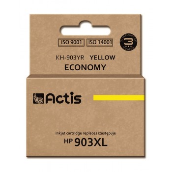 Actis KH-903YR ink (replacement for HP 903XL T6M11AE Standard 12 ml yellow) - New Chip