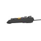 GENESIS Thor 230 TKL keyboard Gaming USB + RF Wireless + Bluetooth QWERTY Black, Grey, Orange