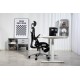Activejet ergonomic office chair YK848 black Activejet ergonomic office chair YK848 black