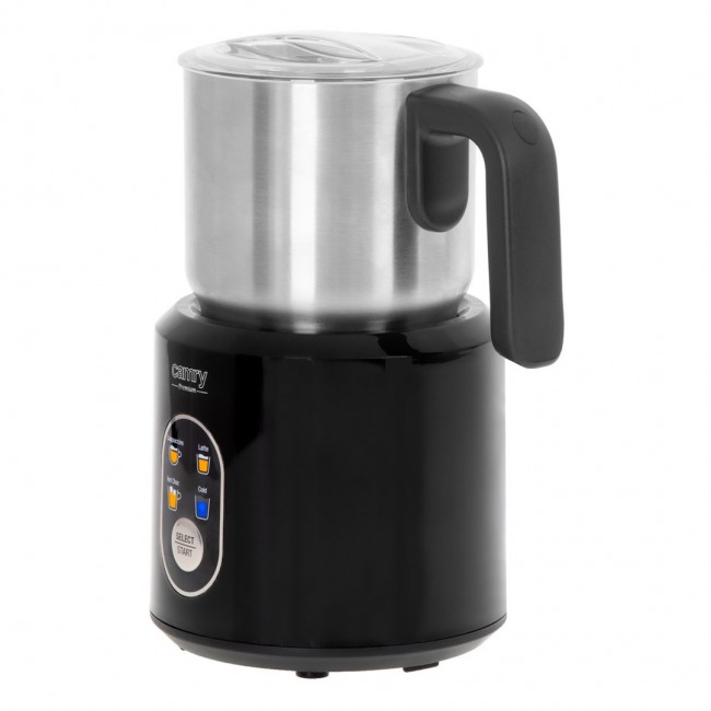 CAMRY CR 4498 automatic milk frother black, silver CAMRY CR 4498 automatic milk frother black, silver