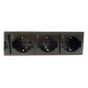 Rack Strip 19 1.5U, 8x UNEL socket rear, 8x switch front Rack Strip 19 1.5U, 8x UNEL socket rear, 8x switch front