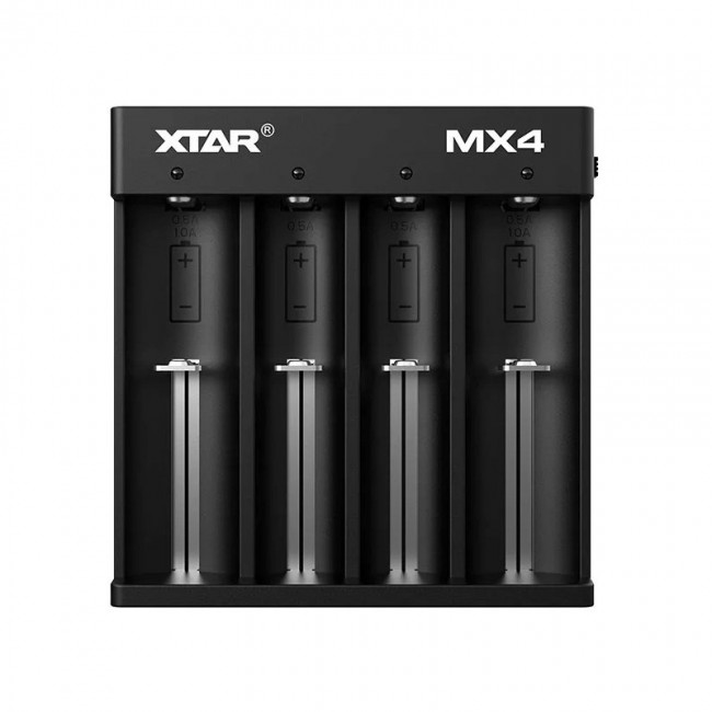 Battery charger universal Li-ion/NiMH - 4 slots Battery charger universal Li-ion/NiMH - 4 slots