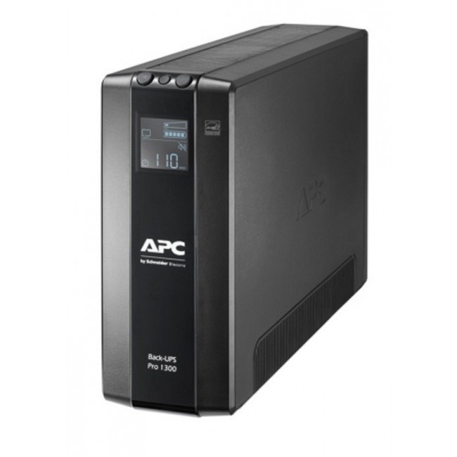 APC Back-UPS Pro, 1300VA/780W, Tower, 230V, 8x IEC C13 outlets, AVR, LCD, User Replaceable Battery APC Back-UPS Pro, 1300VA/780W, Tower, 230V, 8x IEC C13 outlets, AVR, LCD, User Replaceable Battery