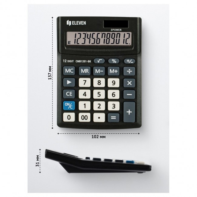 Eleven office calculator CMB1201-BK