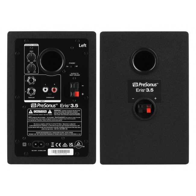 PreSonus Eris 3.5 2nd Gen - a pair of active monitors PreSonus Eris 3.5 2nd Gen - a pair of active monitors