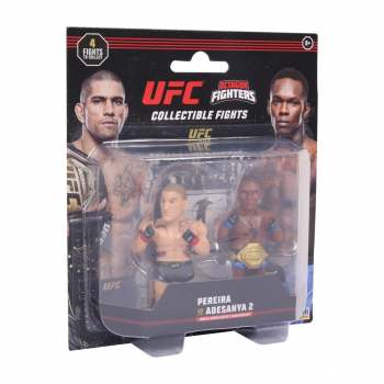 UFC OCTAGON FIGHTERS S1 COLLECTIBLE FIGHTS - PEREIRA VS. ADESANYA 2