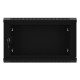 Lanberg WF01-6406-23B rack cabinet 6U Wall mounted rack Black