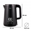 ELDOM C515C Cordless Kettle 1.8 L 2000 W Black