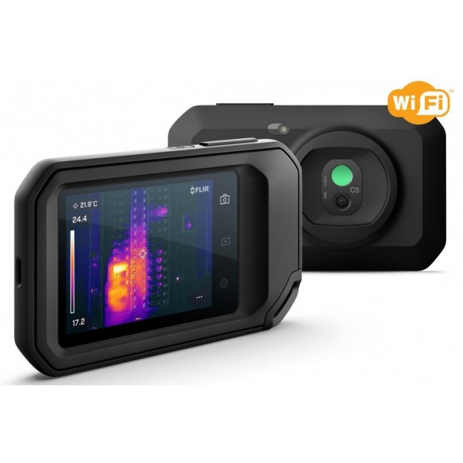 FLIR C-5 thermal imaging camera Black Built-in display 160 x 120 pixels