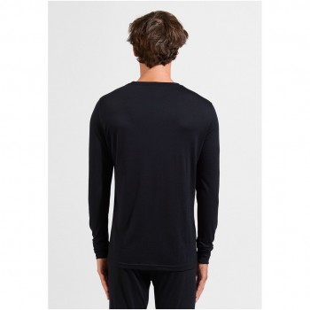 Odlo BL TOP crew neck l/s MERINO 200 men's T-shirt, size M, black
