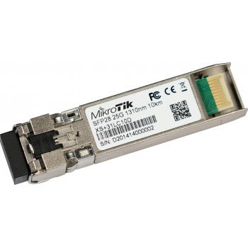 Mikrotik XS+31LC10D network transceiver module Fiber optic 25000 Mbit/s SFP28 1310 nm