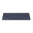 Gembird KB-BTRGB-01-DE keyboard Universal Bluetooth QWERTZ German Black