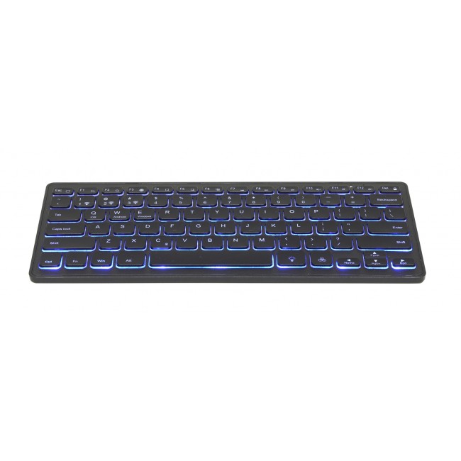 Gembird KB-BTRGB-01-DE keyboard Universal Bluetooth QWERTZ German Black